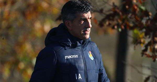 Imanol Algualcil, entrenador de la Real Sociedad (Foto: RSO)