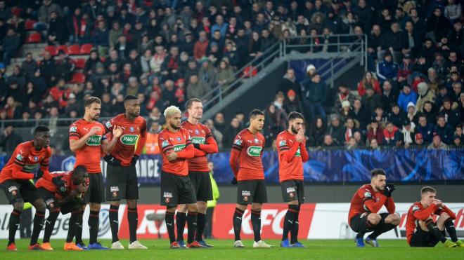 Rennes en la tanda de penaltis.