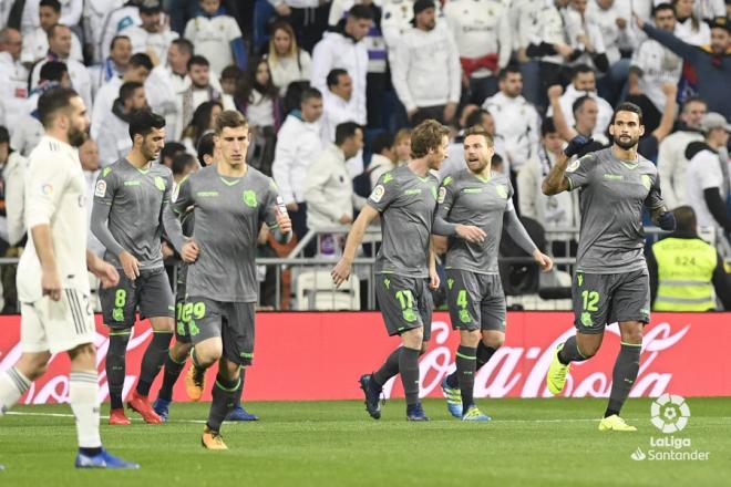 Willian José hizo el 0-1 de penalti en el Real Madrid-Real Sociedad (Foto: LaLiga).