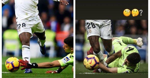 El Real Madrid lamentó que no actuase el VAR en el partido
