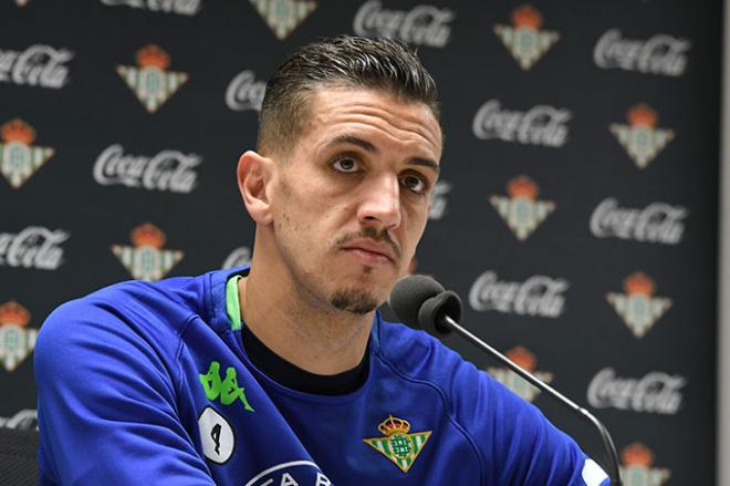 Feddal, en la rueda de prensa de este martes (Foto: Kiko Hurtado).