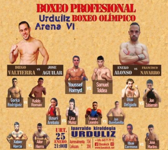 Cartel del Urduliz Arena VI del 25 de enero.