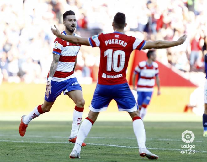 Vadillo, celebrando un gol (Foto: LaLiga).