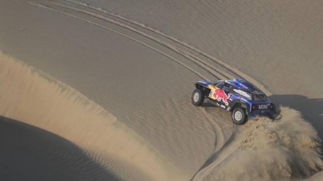Carlos Sainz en la última edición del rally Dakar