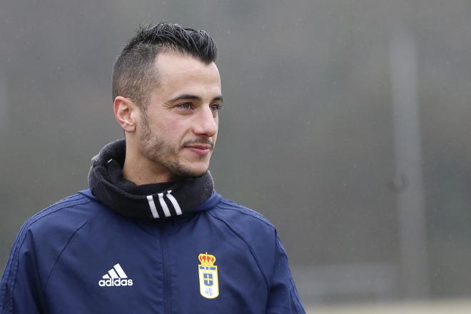 Sergio Tejera, en un entrenamiento (Foto: Luis Manso).