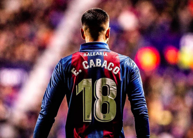 Erick Cabaco en el Ciutat. (Foto: Levante UD)