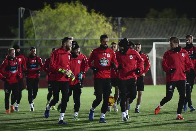 Entrenamiento del Deportivo en Mallorca (Foto: RCD).