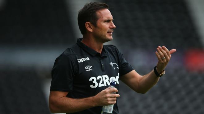 Frank Lampard, antiguo entrenador del Derby County, se estrenará en la Premier League como técnico. 