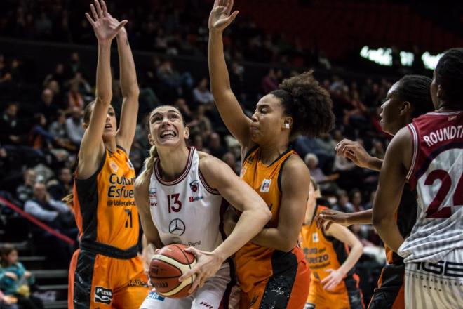 Valencia Basket Femenino - Gernika. (Foto: Rocío Recamán)