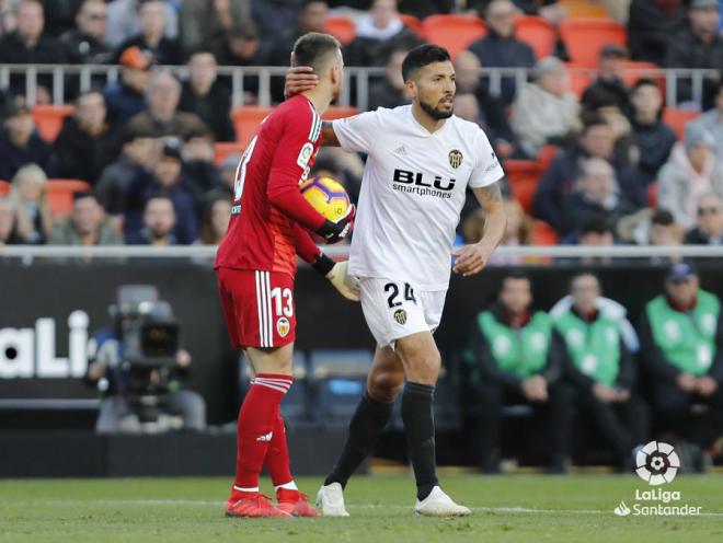 Valencia-Valladolid. (Foto: LaLiga)