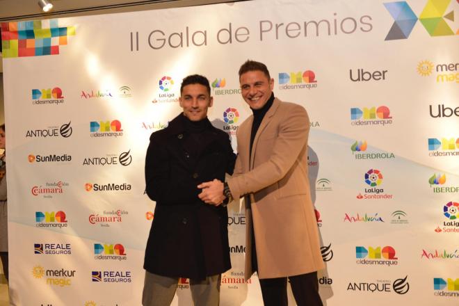 Jesús Navas y Joaquín en los Premios DEX (Foto: Kiko Hurtado).