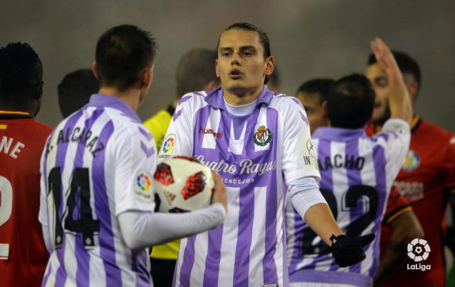 Ünal, en el partido de vuelta de Copa ante el Getafe.