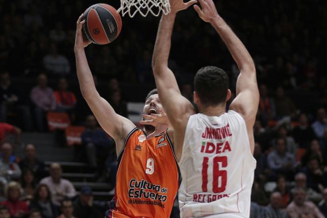 Valencia Basket-Estrella Roja. (Foto: Miguel Ángel Polo)