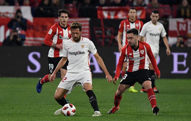 Franco Vázquez, ante el Athletic (Foto: Kiko Hurtado).