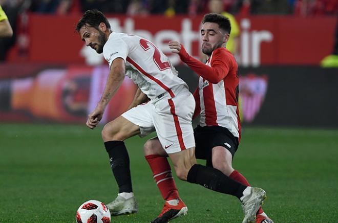 La pasada temporada el Athletic cayó en octavos con el Sevilla (Foto: Kiko Hurtado).