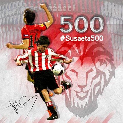 El Athletic ha celebrado este curso los 500 partidos oficiales de Markel Susaeta (Foto: Athletic Club).