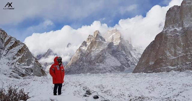 Txikon alcanzó el jueves el campo base de la segunda cima más alta del planeta (Foto: Prensa Alex Txikon),