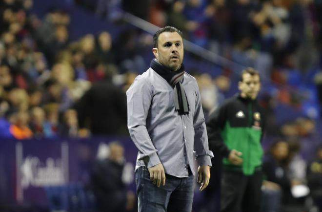 Sergio, durante el partido frente al Levante (Foto: LaLiga).