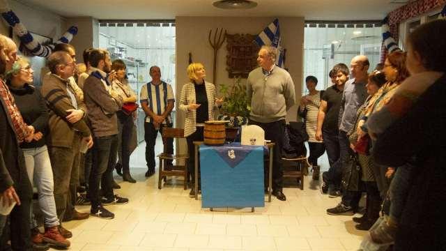 Inauguración de la Peña de la Real Sociedad en Madrid, 'Madrilgo Errealzaleak' (Foto: Real Sociedad).