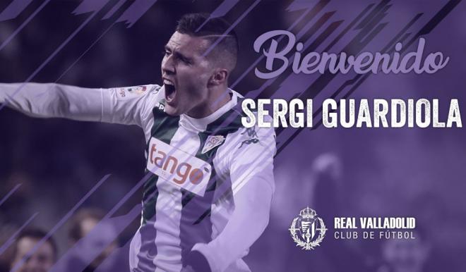 El Real Valladolid ficha a Sergi Guardiola (Foto: Real Valladolid).