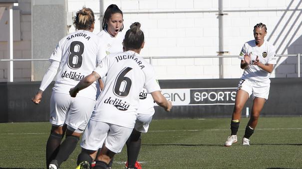 Gol del Valencia CF Femenino.