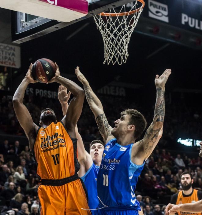 Valencia Basket superó al San Pablo Burgos. (Foto: Rocío Recamán)