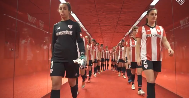 El Athletic Club Femenino mentalizado en la gran cita de San Mamés ante el Atlético de Madrid
