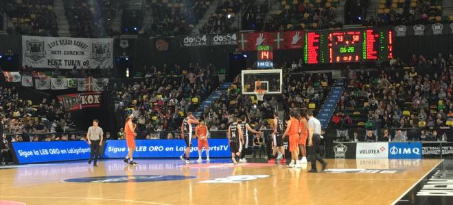 El Bilbao Basket se ha reencontrado con la victoria ante el Força Lleida (Foto: DMQ Bizkaia).