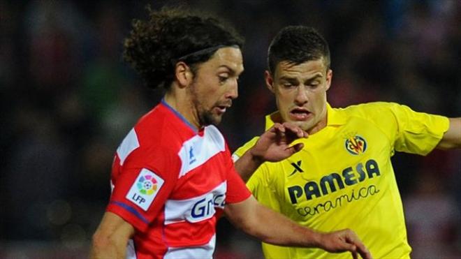 Pantic, durante su etapa en el Villarreal.