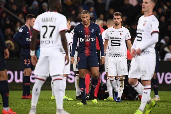 El Rennes cayó derrotado ante el PSG.