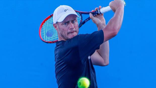 Lleyton Hewitt en el Open de Australia