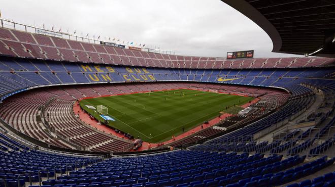 Camp Nou, en Barcelona (Foto: EFE).