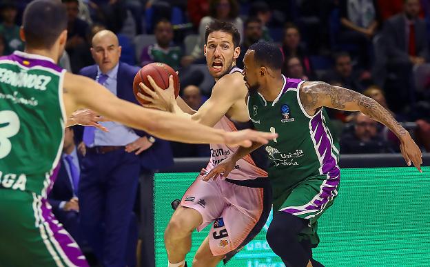 Valencia Basket vs Unicaja. (Foto: EFE)