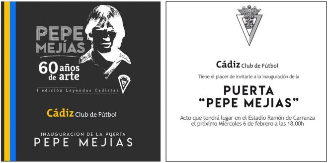 Cartel del acto a Pepe Mejías (Foto: CCF).