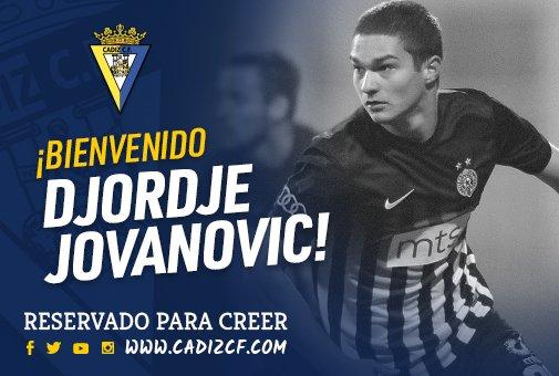 Djordje Jovanovic, nuevo jugador del Cádiz.