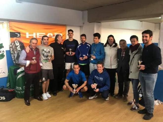 Los campeones del Squash Fuengirola 2019.