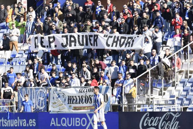 Aficionados del Recreativo en el Nuevo Colombino. (Clara Verdier)