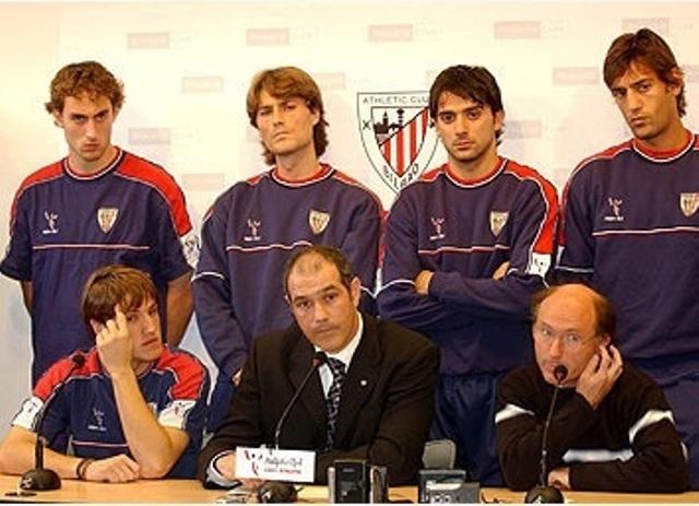 El Athletic Club con Andoni Zubizarreta y Sabino Padilla a la cabeza intentó demostrar la inocencia de Carlos Gurpegui.