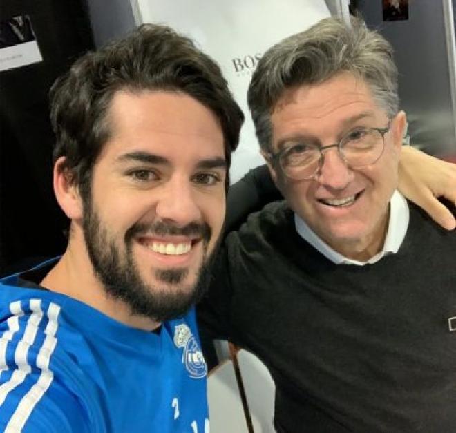 Isco junto a Chendo.