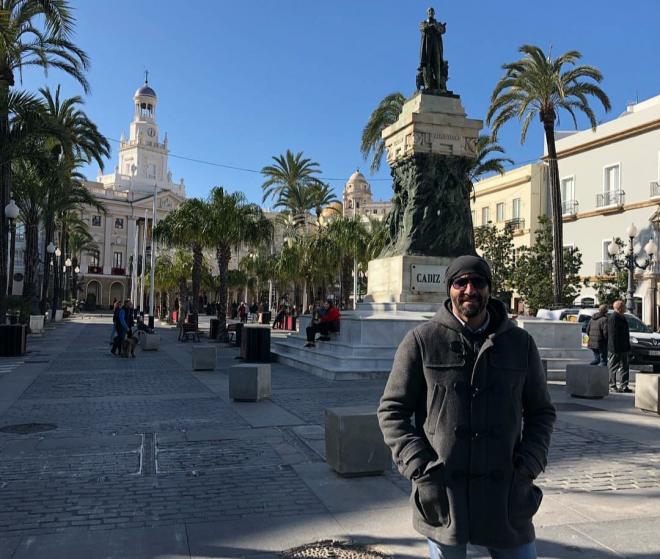 Monchi, en una reciente visita a Cádiz.