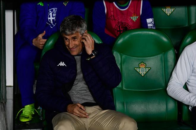 Quique Setién, entrenador del Betis (foto: Kiko Hurtado).
