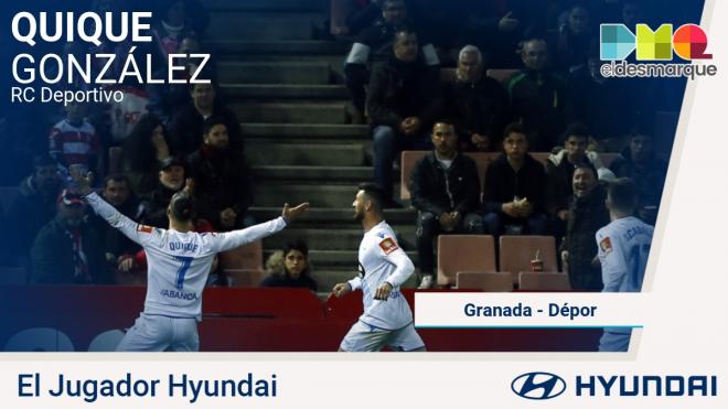 Quique, jugador Hyundai del Granada-Dépor.