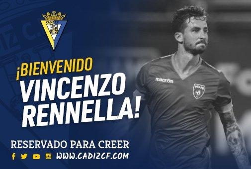 Vincenzo Rennella, nuevo jugador del Cádiz (Foto: CCF).