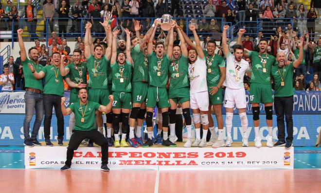 El Unicaja Almería ganó la Copa del Rey 2019 de voleibol.