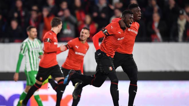 Imagen del segundo del Rennes.