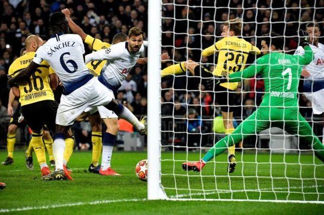 Llorente marcó el tercer gol del Tottenham ante el Borussia Dortmund (Foto: EFE).