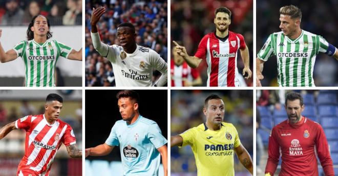 Jóvenes de LaLiga Santander como Pedro Porro, Vinícius,