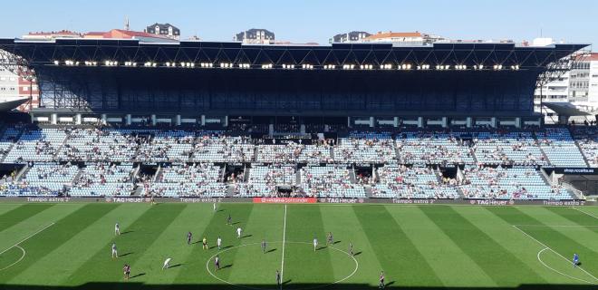 Imagen de Balaídos en la recta final del partido ante el Levante.