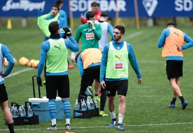 Entrenamiento del Eibar en Atxabalpe (Foto: Eibar)