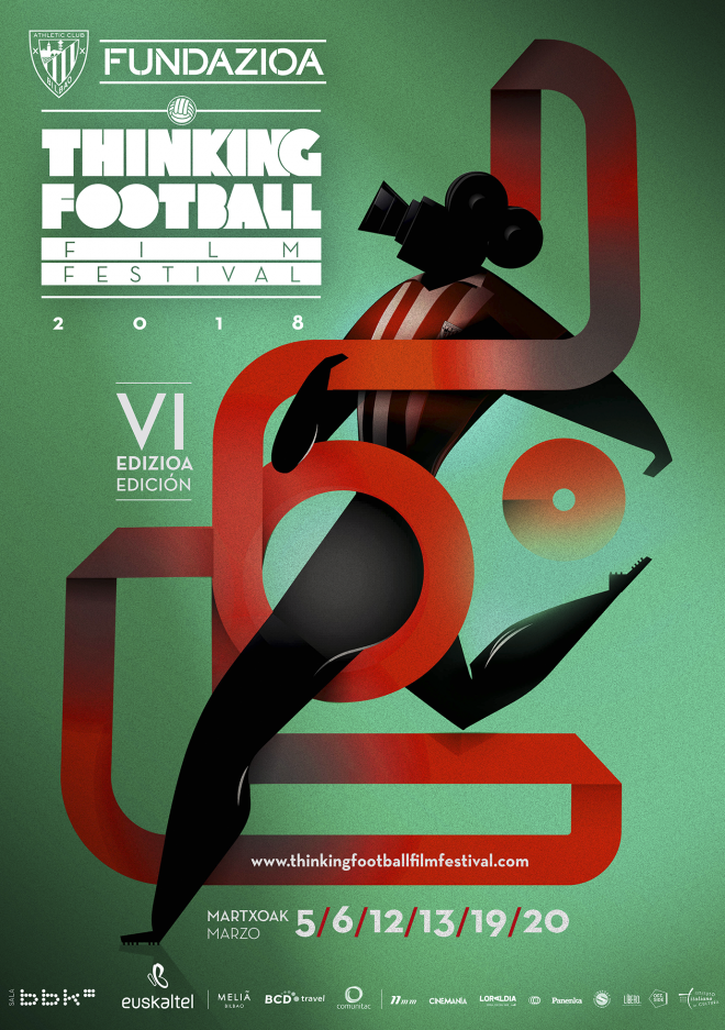 Cartel de la pasada edición del Thinking Football Film Festival